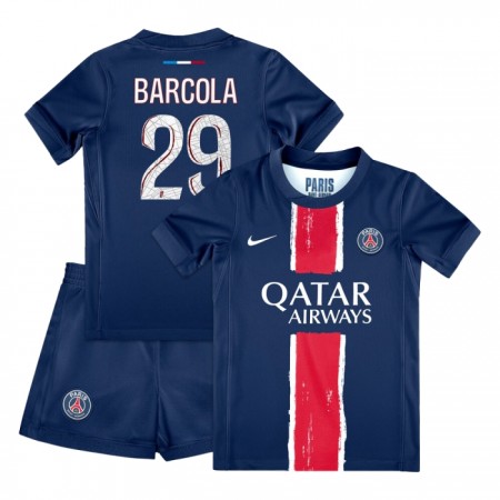 Camisetas Paris Saint Germain Bradley Barcola 29 Primera 2024-25 - Niño (+ Pantalones) Camisetas Paris Saint Germain Bradley Barcola 29 Primera 2024-25 - Niño (+ Pantalones)
